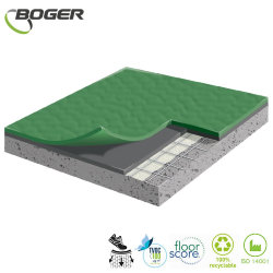 Спортивный линолеум Boger (SF) Sport Flooring Green 8.5 мм